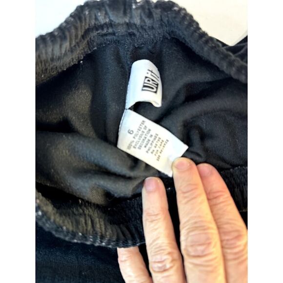 Vintage URit Y2K 2002 Crush Velvet Pants Set Floral Leopard - Girls Size 6 - Picture 8 of 12